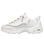Skechers Slip-ins: D'Lites - Main Stage, WHITE / SILVER, full image number 4