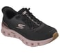 Skechers Slip-ins: Arch Fit Glide-Step Pro - Golden Pace, BLACK / ROSE GOLD, full image number 3
