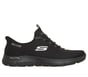 Skechers Slip-ins: Arch Fit Summits - Soft Focus, BLACK, full image number 0