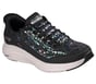 Skechers Slip-ins: Contour Foam - Cozy Fit Radiant Glow, BLACK / MULTI, full image number 3