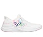 Skechers Slip-ins JGoldcrown: Contour Foam - Cozy Fit Timeless Heart, WHITE / MULTI, full image number 0