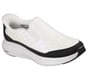 Skechers Slip-ins: Contour Foam - Cozy Fit Soft Embrace, WHITE / BLACK, full image number 3