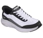 Skechers Slip-ins: Contour Foam - Cozy Fit Soft Legacy, WHITE / BLACK, full image number 3