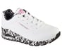 Skechers x JGoldcrown: Uno - Loving Love, WIT / ZWART, full image number 4