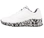 Skechers x JGoldcrown: Uno - Loving Love, WIT / ZWART, full image number 5