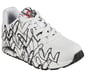 Skechers x JGoldcrown: Uno - Spread the Love, WEISS / BLAU / GRAU, full image number 3