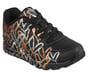 Skechers x JGoldcrown: UNO - Metallic Love, BLACK / GOLD, full image number 4