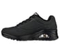 Skechers x JGoldcrown: UNO - Metallic Love, BLACK / GOLD, full image number 5