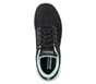 Skechers GOwalk Joy - Upturn, BLACK / AQUA, full image number 2