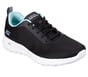 Skechers GOwalk Joy - Upturn, BLACK / AQUA, full image number 4