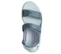 Glide-Step Altus Sandal - Sleek Motion, SILVER / AQUA, full image number 1