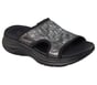 Contour Foam Sandal - Cozy Fit Costal Air, BLACK, full image number 3