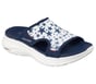 Contour Foam Sandal - Cozy Fit Americana Aura, WHITE / NAVY, full image number 3