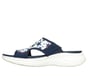 Contour Foam Sandal - Cozy Fit Americana Aura, WHITE / NAVY, full image number 4