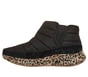 Skechers Slip-ins Relaxed Fit: Ultra Flex 4.0 Boot - Cozy Chic, BLACK / LEOPARD, full image number 4