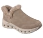 Skechers Slip-ins Relaxed Fit: Glide-Step Pro Boot - Warm Snuggles, TAUPE, full image number 3