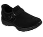 Skechers Slip-ins Relaxed Fit: Easy Going - Sweet Darlin', BLACK, full image number 3