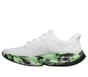 Skechers Slip-ins: Aero Spark - Glow in the Dark, BLANC / VERT, full image number 4