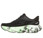 Skechers Slip-ins: Aero Burst - Glow in the Dark, BLACK / GREEN, full image number 4