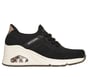 Skechers Slip-ins: UNO Wedge - Slip N Knit, BLACK, full image number 0