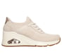 Skechers Slip-ins: UNO Wedge - Slip N Knit, OFF WHITE, full image number 0