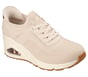 Skechers Slip-ins: UNO Wedge - Slip N Knit, OFF WHITE, full image number 3
