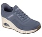 Skechers Slip-ins: Uno Wedge - Slip N Knit, BLAU GRAU, full image number 3