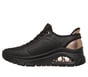 Skechers Slip-ins: Uno Icon - Luxe Air, BLACK, full image number 4