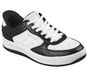 Skechers Slip-ins: Sport Court 92 - Cozy Fit Enchanting Glamour, WHITE / BLACK, full image number 3