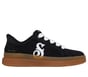 Skechers Slip-ins Snoop Dogg: Courtside - Cali Girlz, BLACK / WHITE, full image number 0