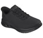 Skechers Slip-ins Work Slip-Resistant Relaxed Fit: Arc Waves 2.0, NOIR, full image number 3