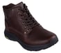 Skechers Slip-ins Relaxed Fit: Pollard - Waylon, RED / BROWN, full image number 3