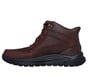 Skechers Slip-ins Waterproof Relaxed Fit: Meroe - Weston, RED / BROWN, full image number 4