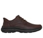 Skechers Slip-ins Relaxed Fit: Pollard - Colt, RED / BROWN, full image number 0