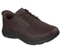 Skechers Slip-ins Relaxed Fit: Pollard - Colt, RED / BROWN, full image number 3