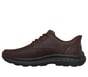 Skechers Slip-ins Relaxed Fit: Pollard - Colt, RED / BROWN, full image number 4