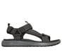Relaxed Fit: Street Retro Jogger Sandal - Finn, BLACK / GRAY, full image number 0