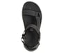 Relaxed Fit: Street Retro Jogger Sandal - Finn, BLACK / GRAY, full image number 1