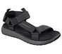 Relaxed Fit: Street Retro Jogger Sandal - Finn, BLACK / GRAY, full image number 3