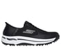 Skechers Slip-ins: GO GOLF Arch Fit - Line Up, BLACK / WHITE, full image number 0