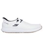 Skechers Slip-ins Relaxed Fit: Golf Flight - Moc, WHITE / NAVY, full image number 0
