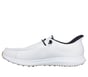 Skechers Slip-ins Relaxed Fit: Golf Flight - Moc, WHITE / NAVY, full image number 4