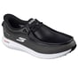 Skechers Slip-ins Golf Relaxed Fit: Flight - Moc Twist Fit, BLACK / WHITE, full image number 3