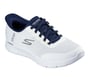Skechers Slip-ins: GO WALK Flex - Netro, BLANCO / NAVY, full image number 3