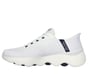 Skechers Slip-ins: GO WALK Massage Fit, WHITE / NAVY, full image number 4