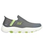 Skechers Slip-ins: GO WALK Massage Fit - Current, GRAY / LIME, full image number 0
