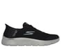 Skechers Slip-ins: GO WALK Flex - Free Hands 2, BLACK / GRAY, full image number 0
