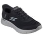 Skechers Slip-ins: GO WALK Flex - Free Hands 2, BLACK / GRAY, full image number 3