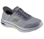 Skechers Slip-ins: GO WALK Arch Fit 2.0 - Simplicity 2.5, CINZENTO / LIMA, full image number 3