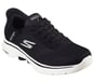 Skechers Slip-ins: GO WALK 7 - Free Hand 2, CZARNY / BIALY, full image number 4
